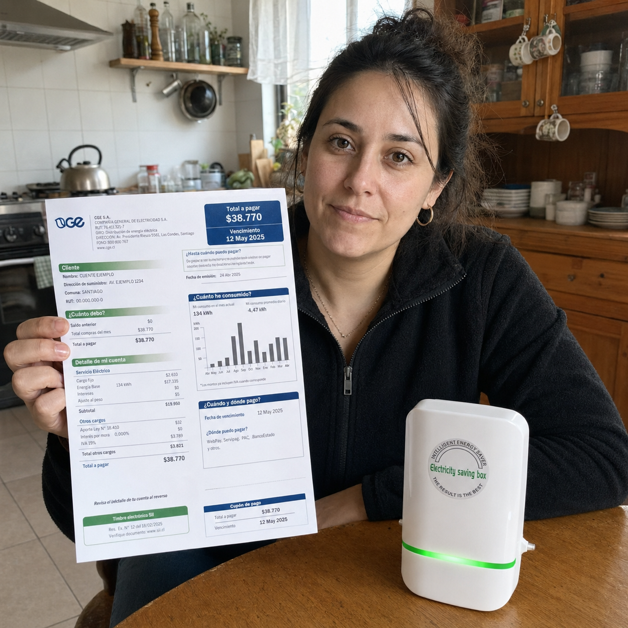 Energy Box in de keuken