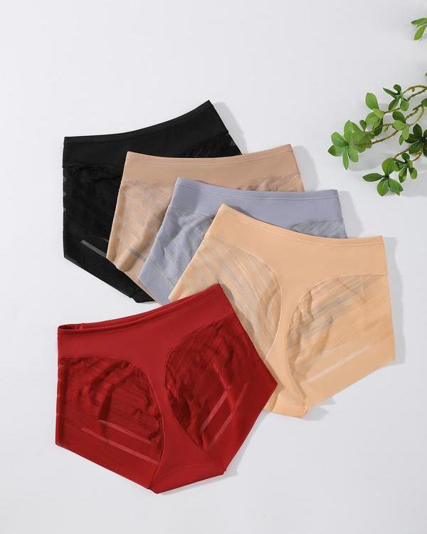 Pack de 5 Calzones Sin Costuras con Control Abdominal y Realce