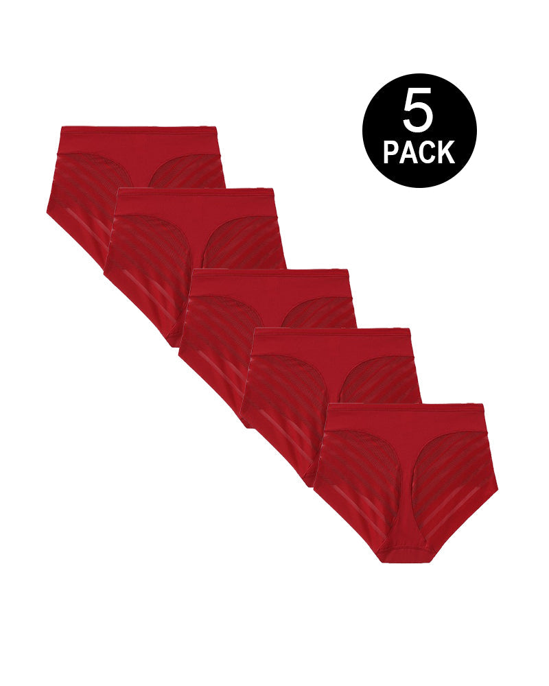 Pack de 5 Calzones Sin Costuras con Control Abdominal y Realce