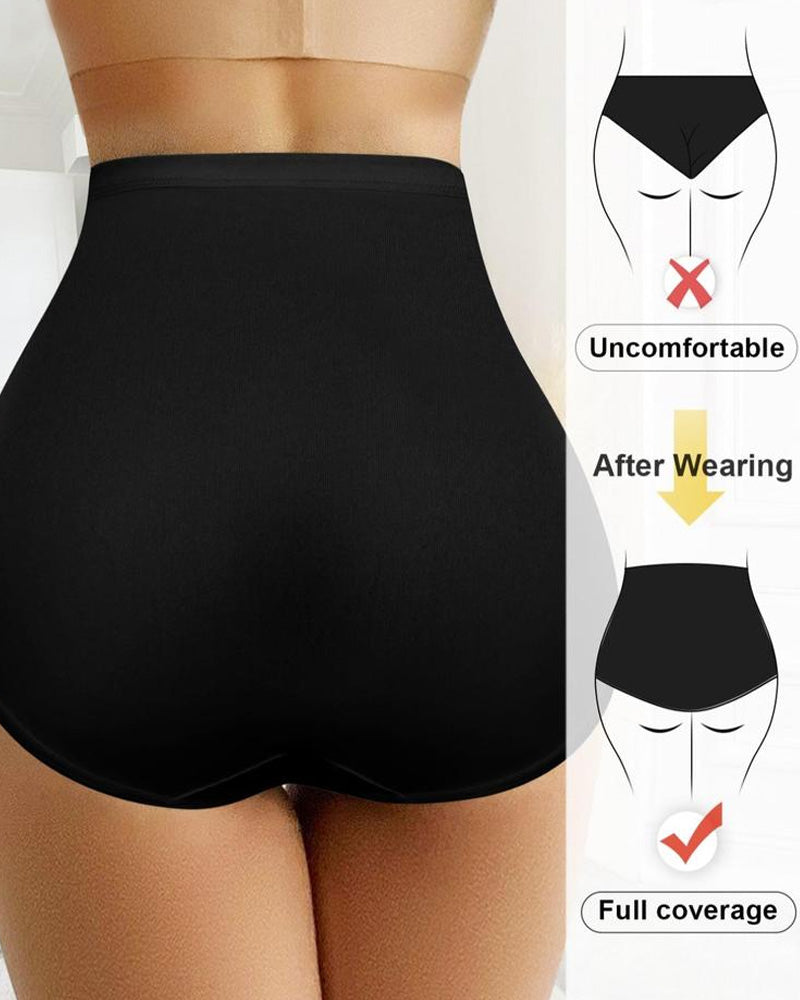 Pack de Calzones de Tiro Alto con Malla, Control Abdominal y Realce