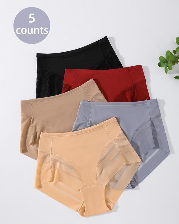 Pack de 5 Calzones Sin Costuras con Control Abdominal y Realce