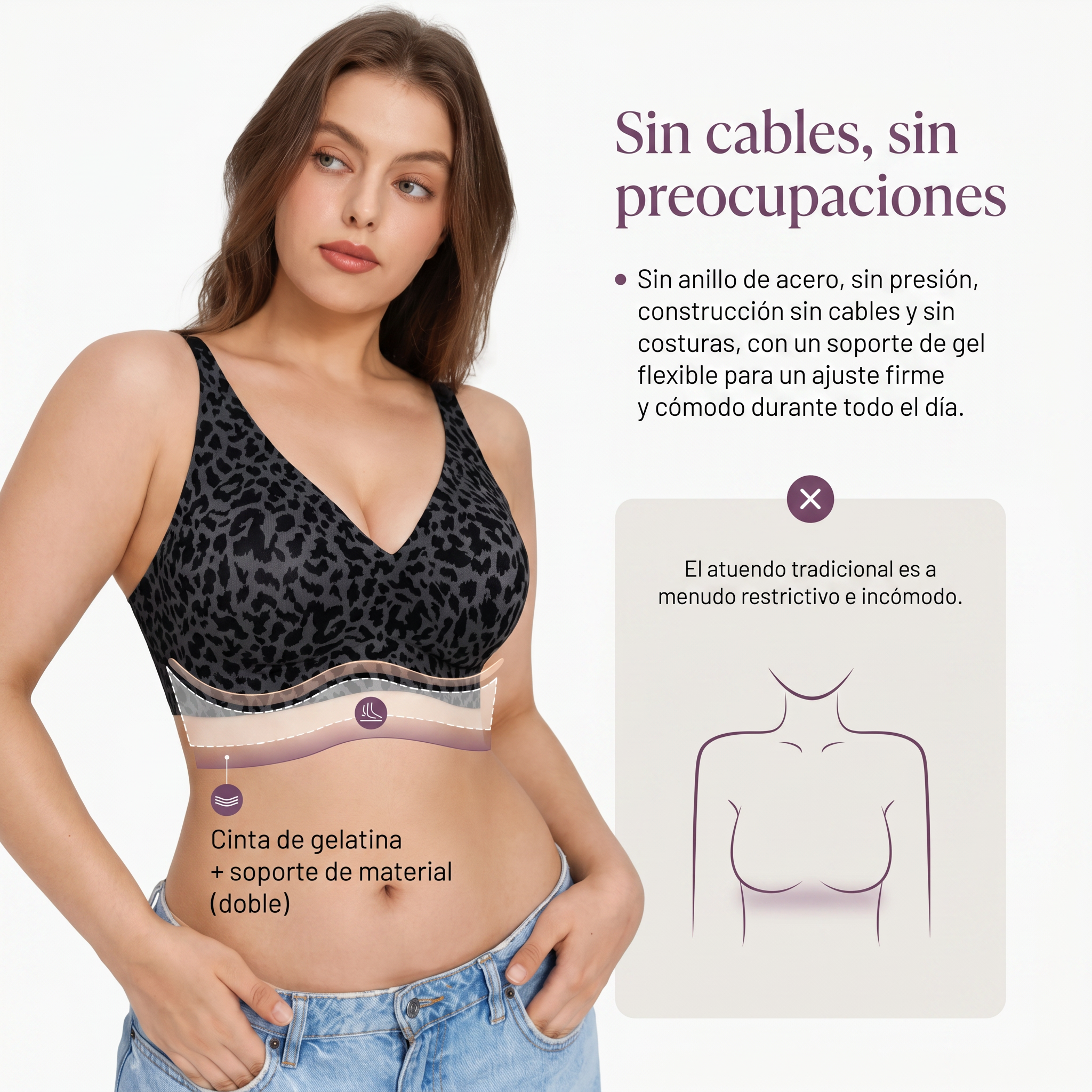 Brasier Moldeador Sin Aros